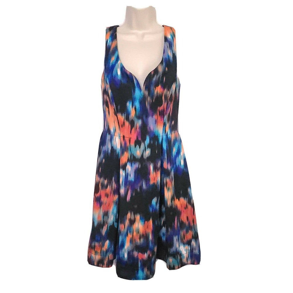 Calvin Klein Sleeveless Dress SZ 4 Tie-Dye